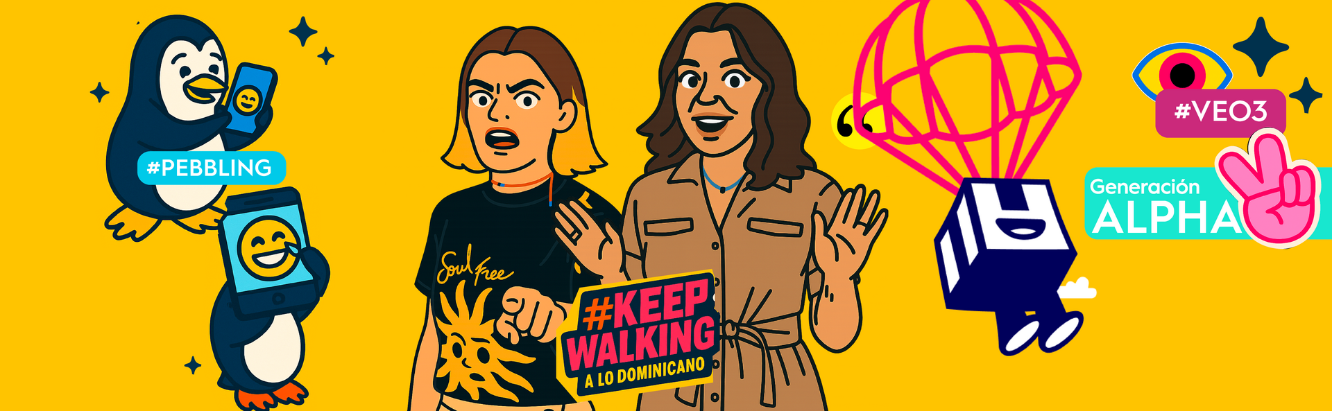 Hablemos del pebbling, lo nuevo de Google, #KeepWalkingALoDominicano, la Gen Alpha y la campaña más emotiva del Día de las Madres