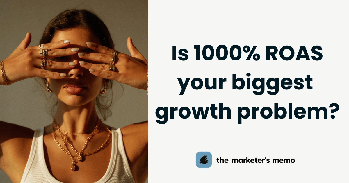 📎Your ROAS Is 1000%, But You Can't Scale Up?  