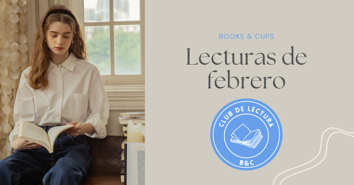 ¡Así será febrero en Books & Cups!❤️ 