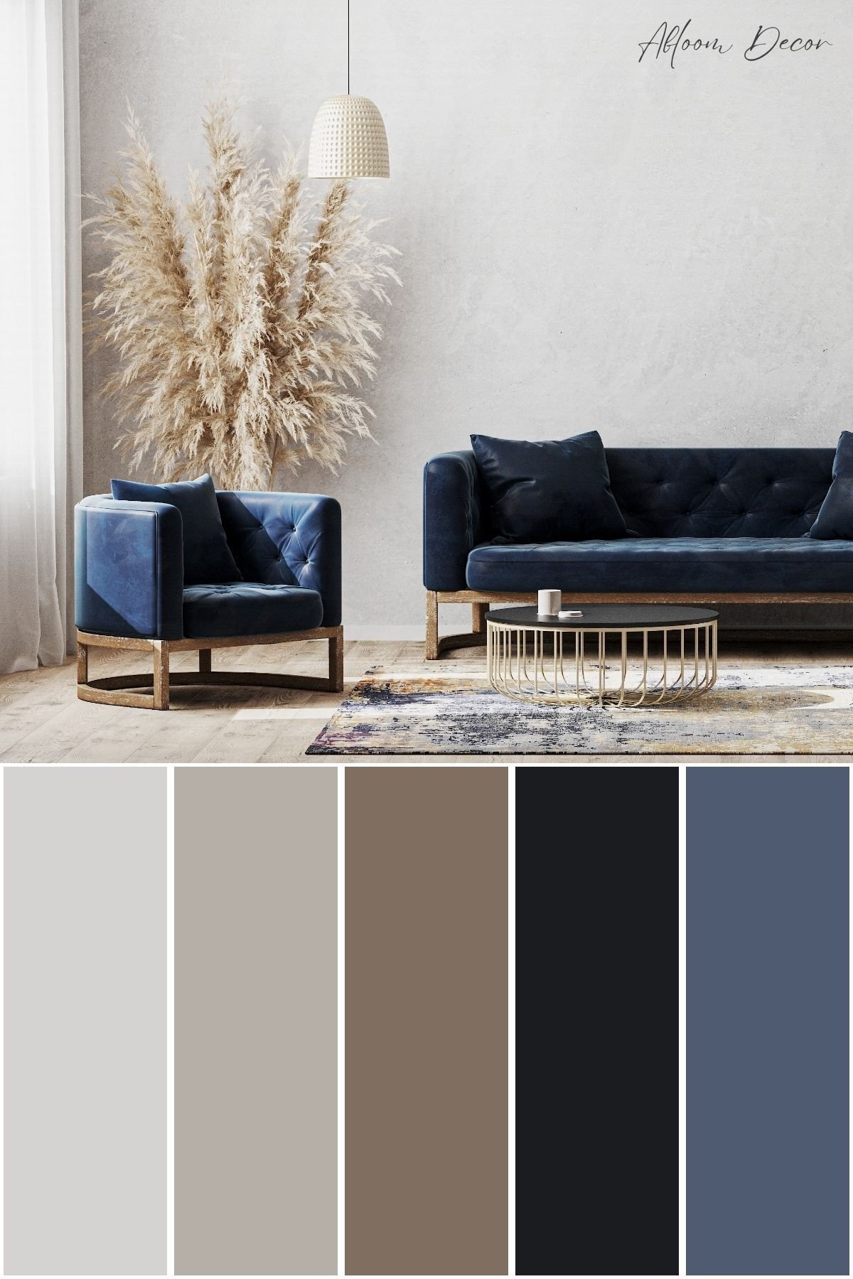 Neutral & Navy Paint Colors