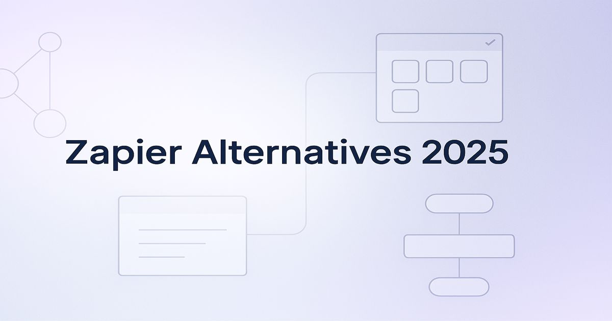 Zapier Alternatives 2025: The Automation Tools Redefining Workflow Efficiency