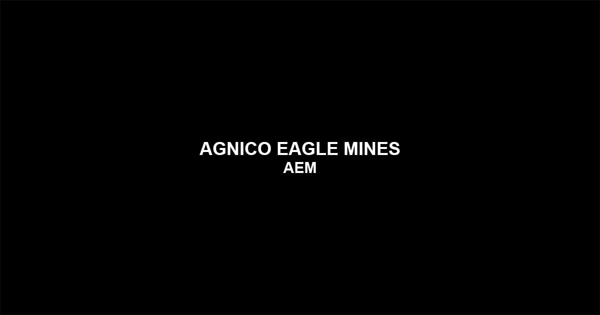 Agnico Eagle Mines: Gold Quality, Discount Price