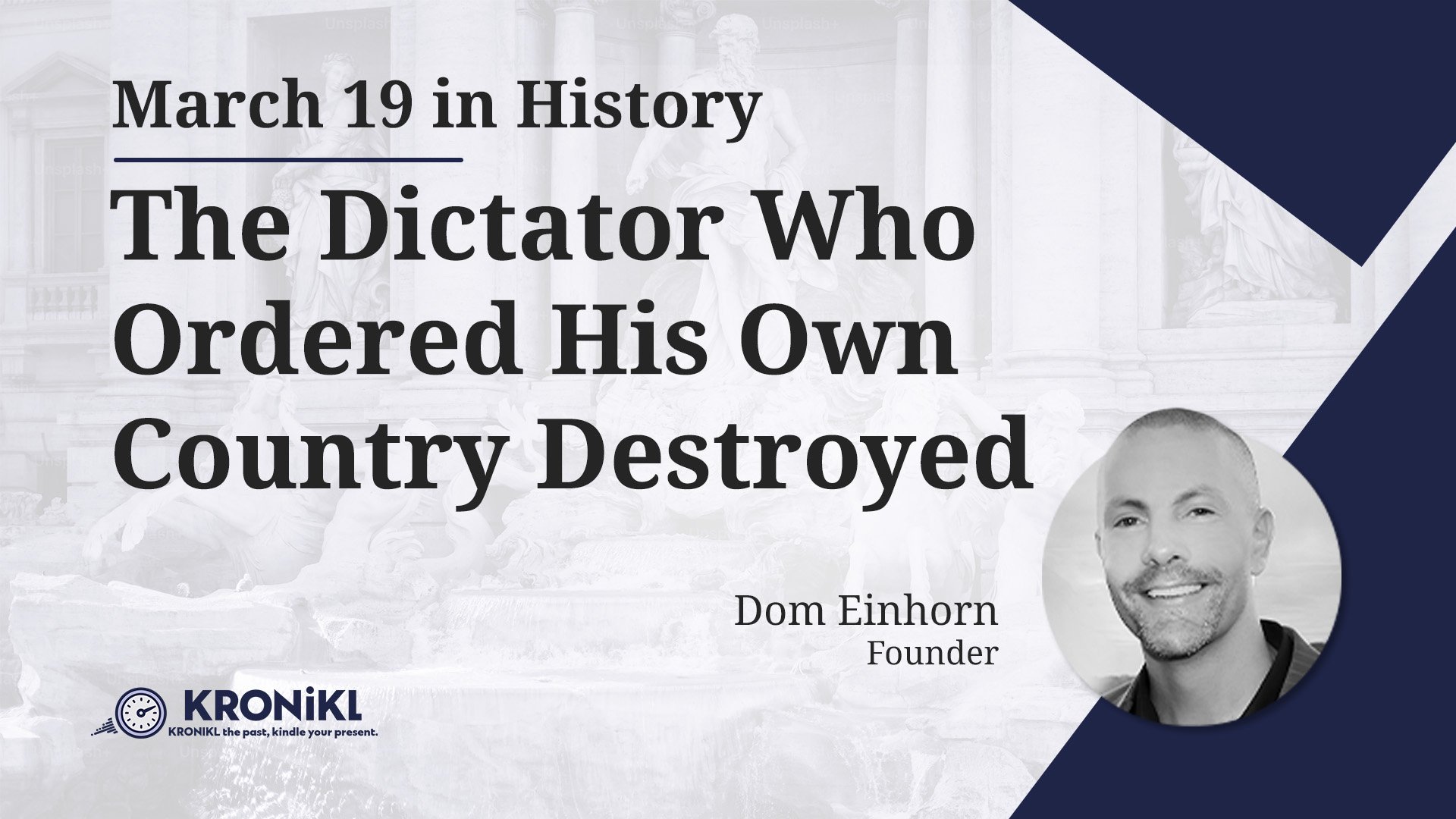The Dictator Who Ordered His Own Country Destroyed