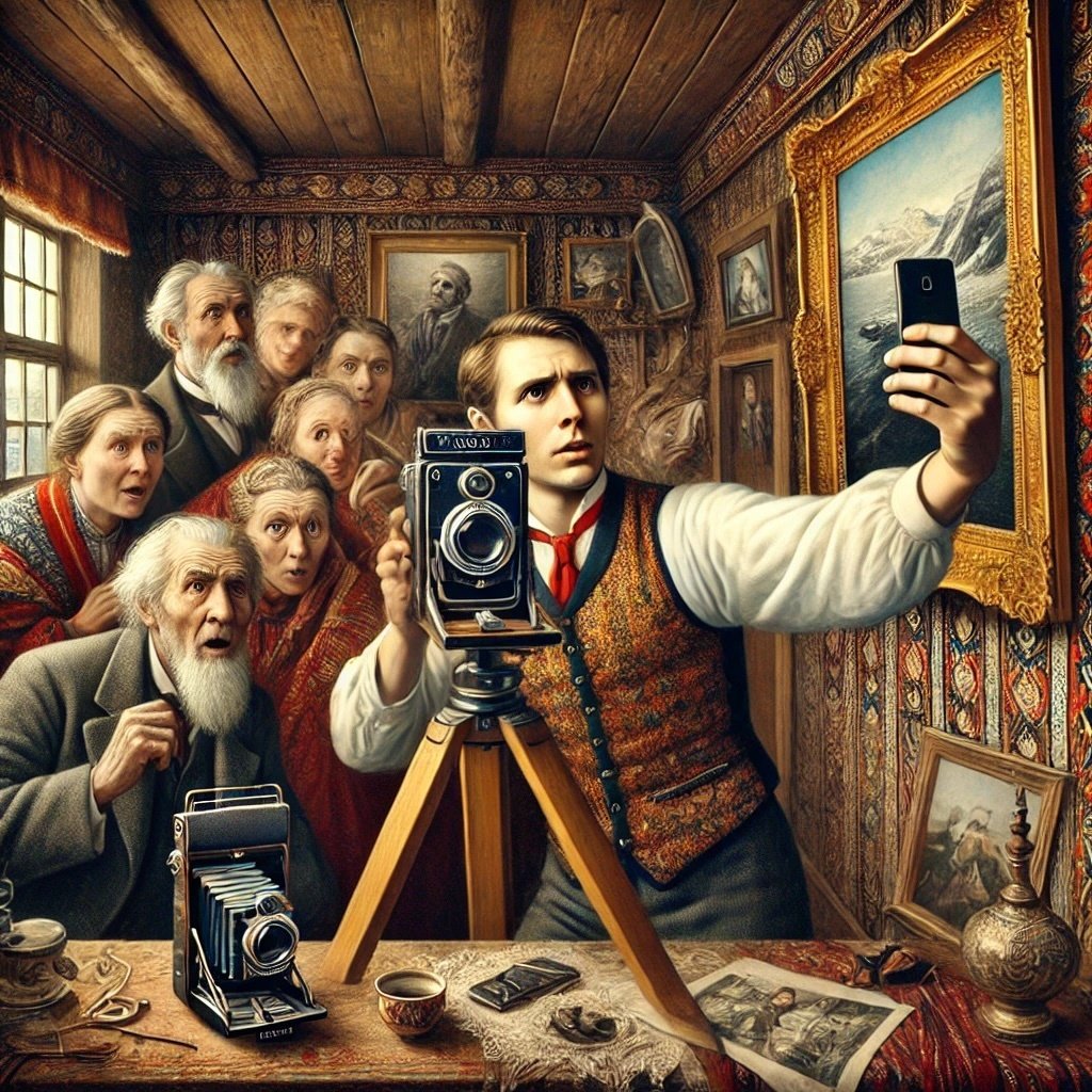 The painter of The Scream, the pioneer of the selfie