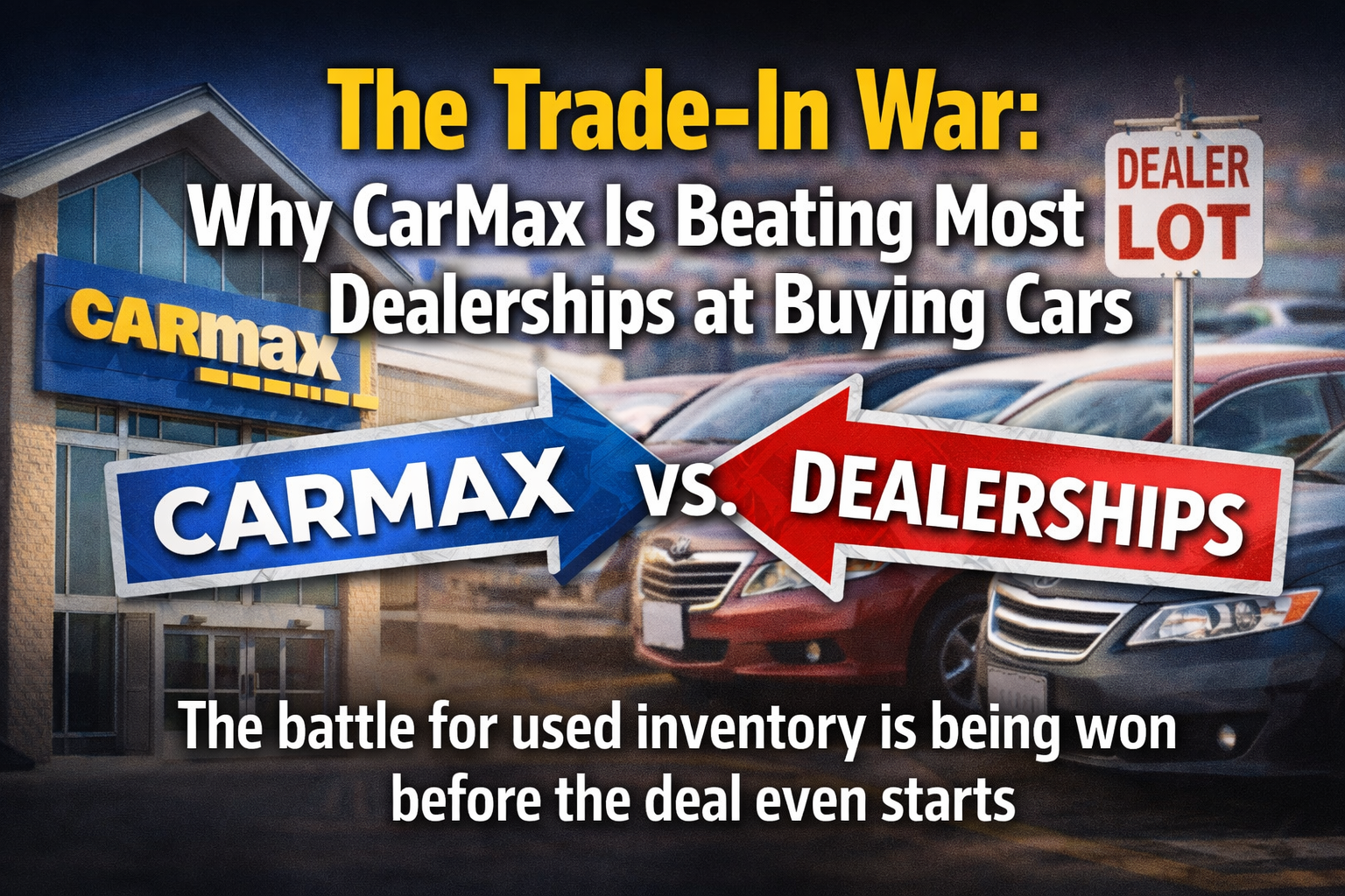 The Trade-In War: Why CarMax Is Beating Most Dealerships at Buying Cars