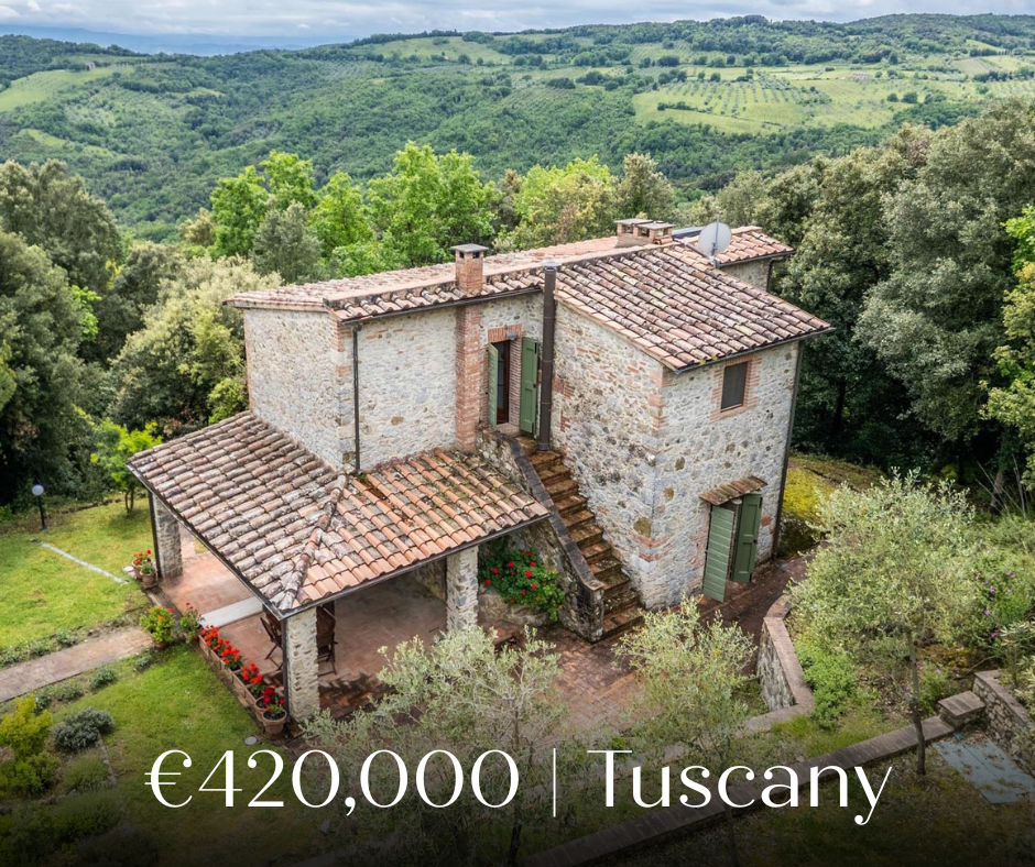 Tuscan Farmhouse Surrounded By Nature