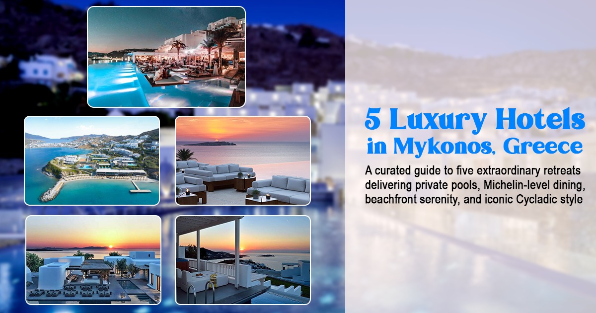 Top 5 Luxury Hotels in Mykonos, Greece