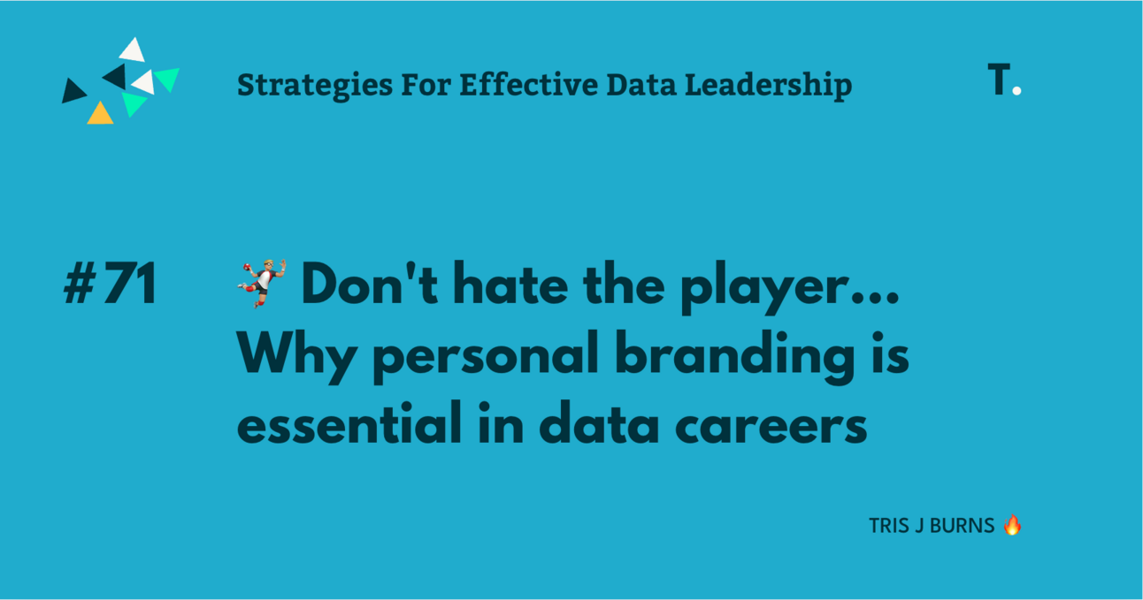 🤾🏼‍♂️ Don't hate the player...