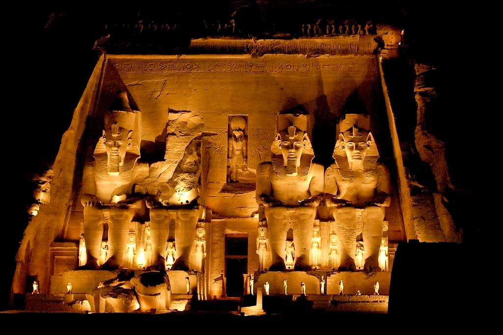 What are the best-preserved wonders of Ancient Egypt besides the pyramids?
