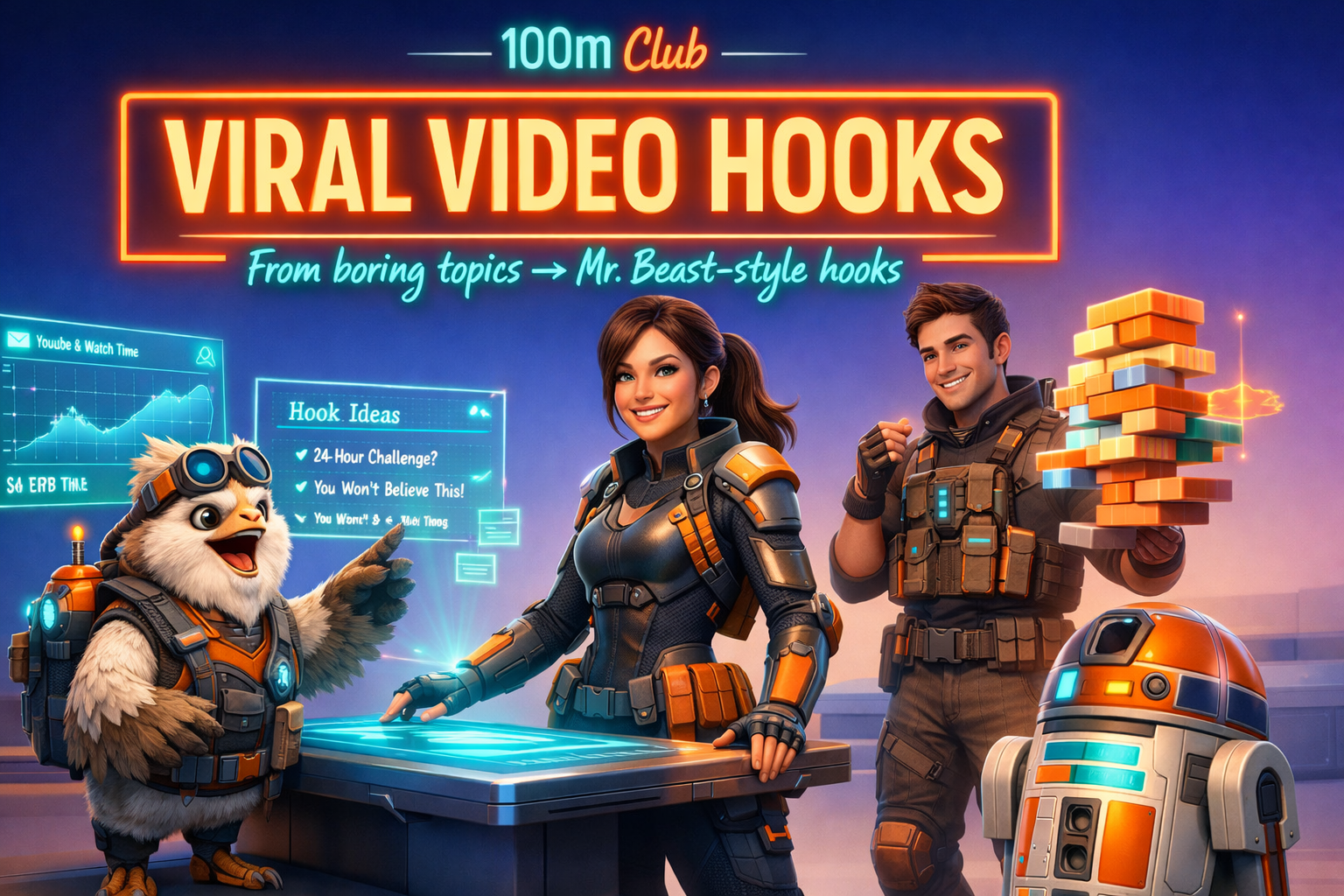 The Jenga storytelling system: Turn any topic into 3 viral YouTube hooks