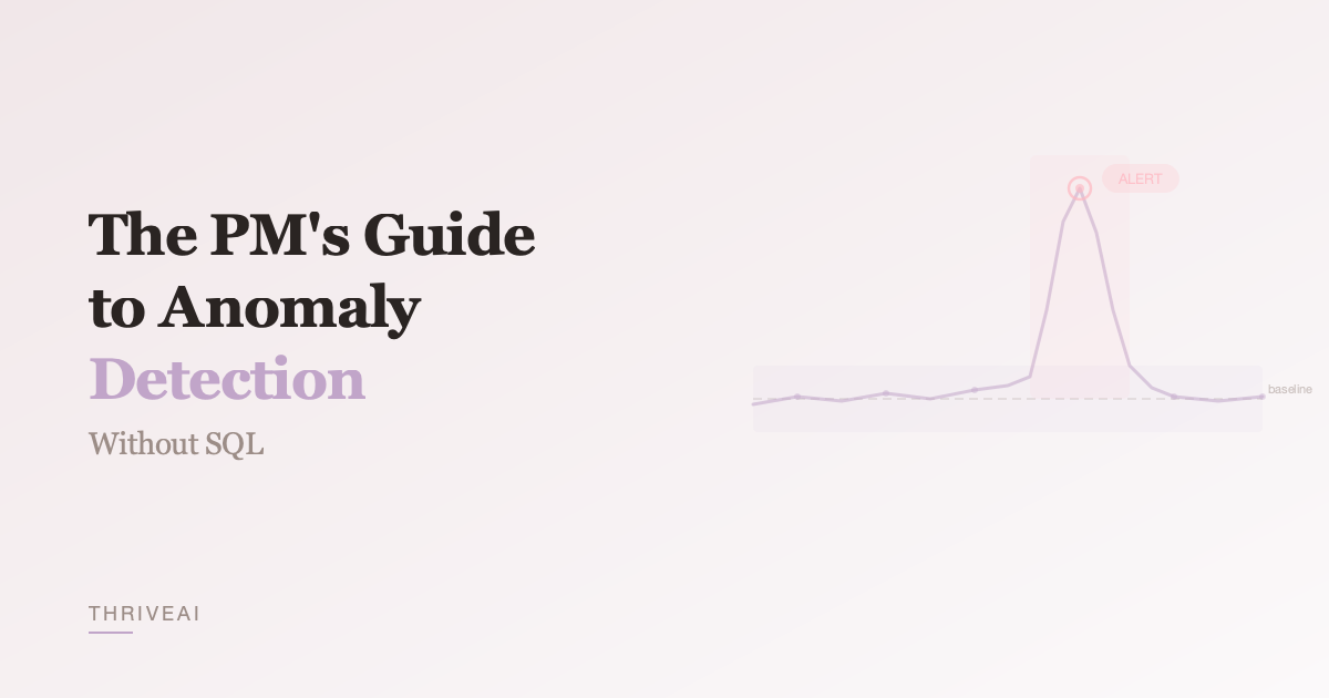 The PM's Guide to Anomaly Detection