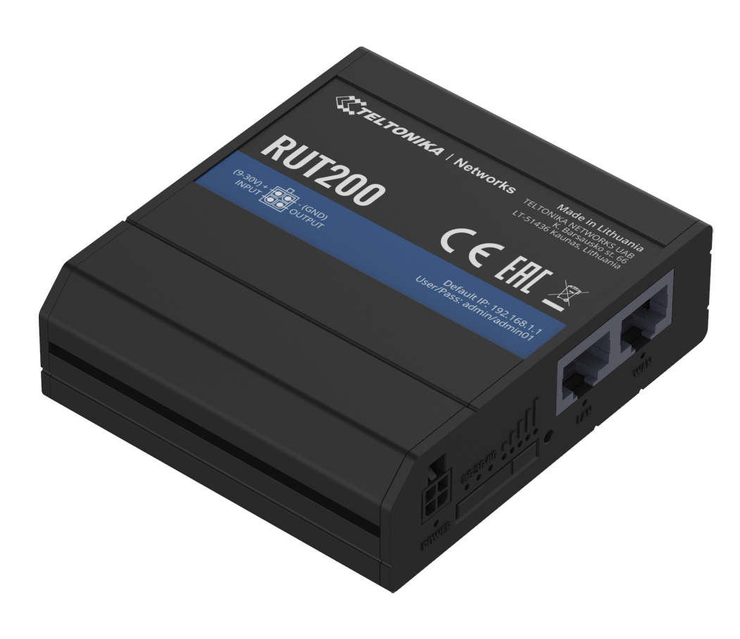 RUT200 versión económica del RUT240/RUT241