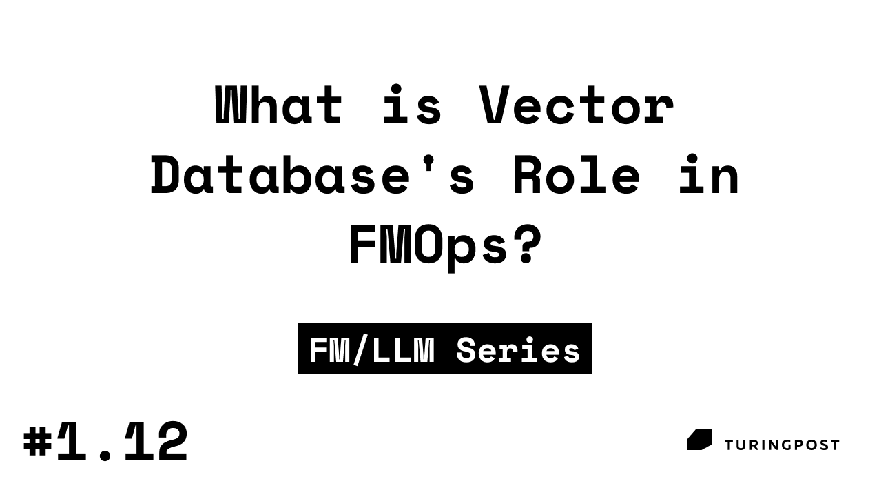 Token 1.12: What is Vector Database's Role in FMOps?