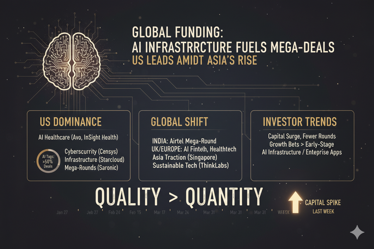 Weekly Funding rounds / Statistics / Insights of April 7, 2026