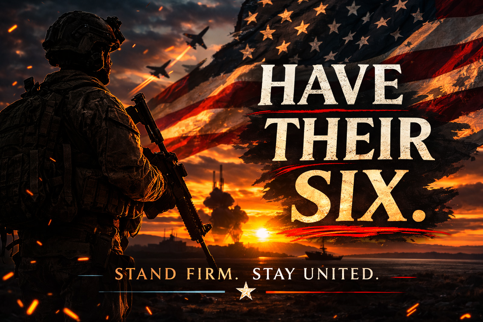🇺🇸 Have Their Six: Patriotism, Resolve, and Standing Firm in Uncertain Times