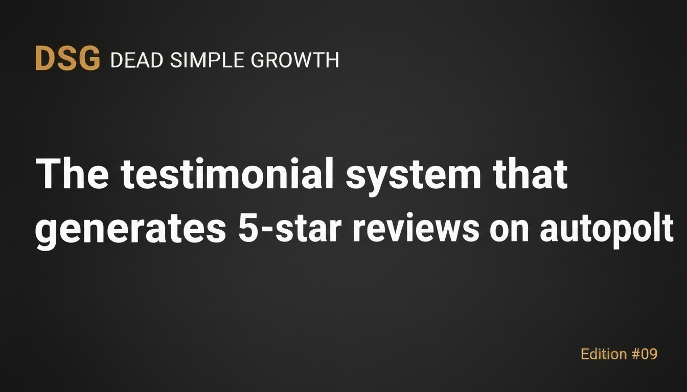 The testimonial system that generates 5-star reviews on autopilot