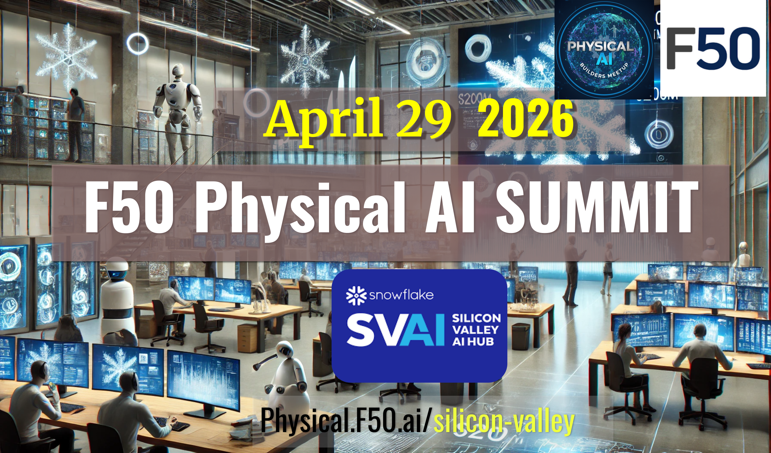 F50 Physical AI Summit - Silicon Valley 2026: Call for participation