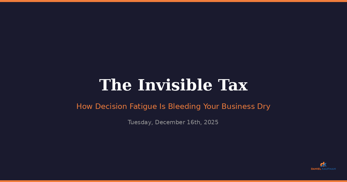 The Invisible Tax