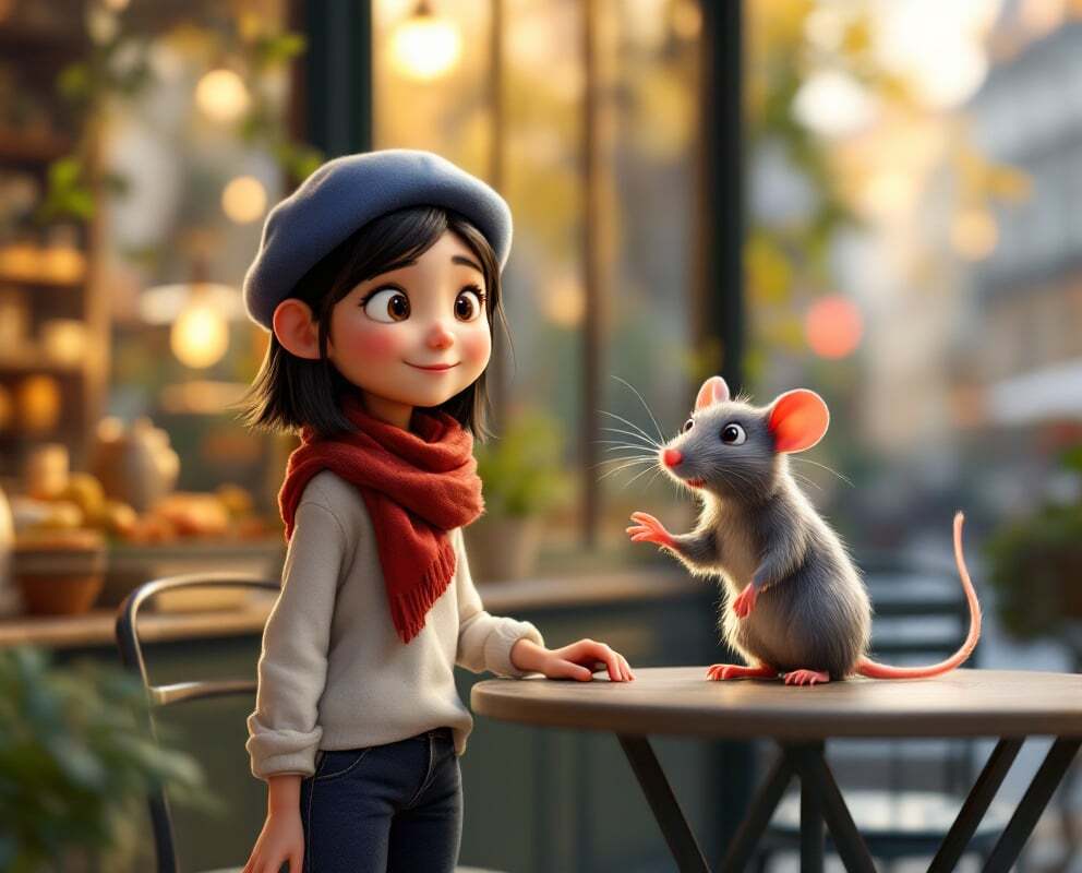 Today's Story: Lily & Remy’s Cooking Adventure in Paris! 🧀 🍅 🇫🇷