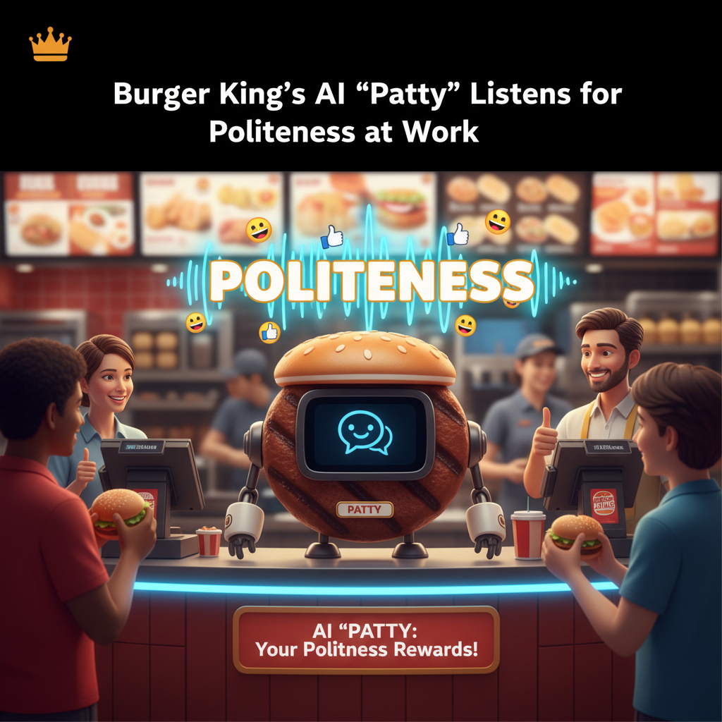 Burger King’s AI “Patty” Listens for Politeness at Work