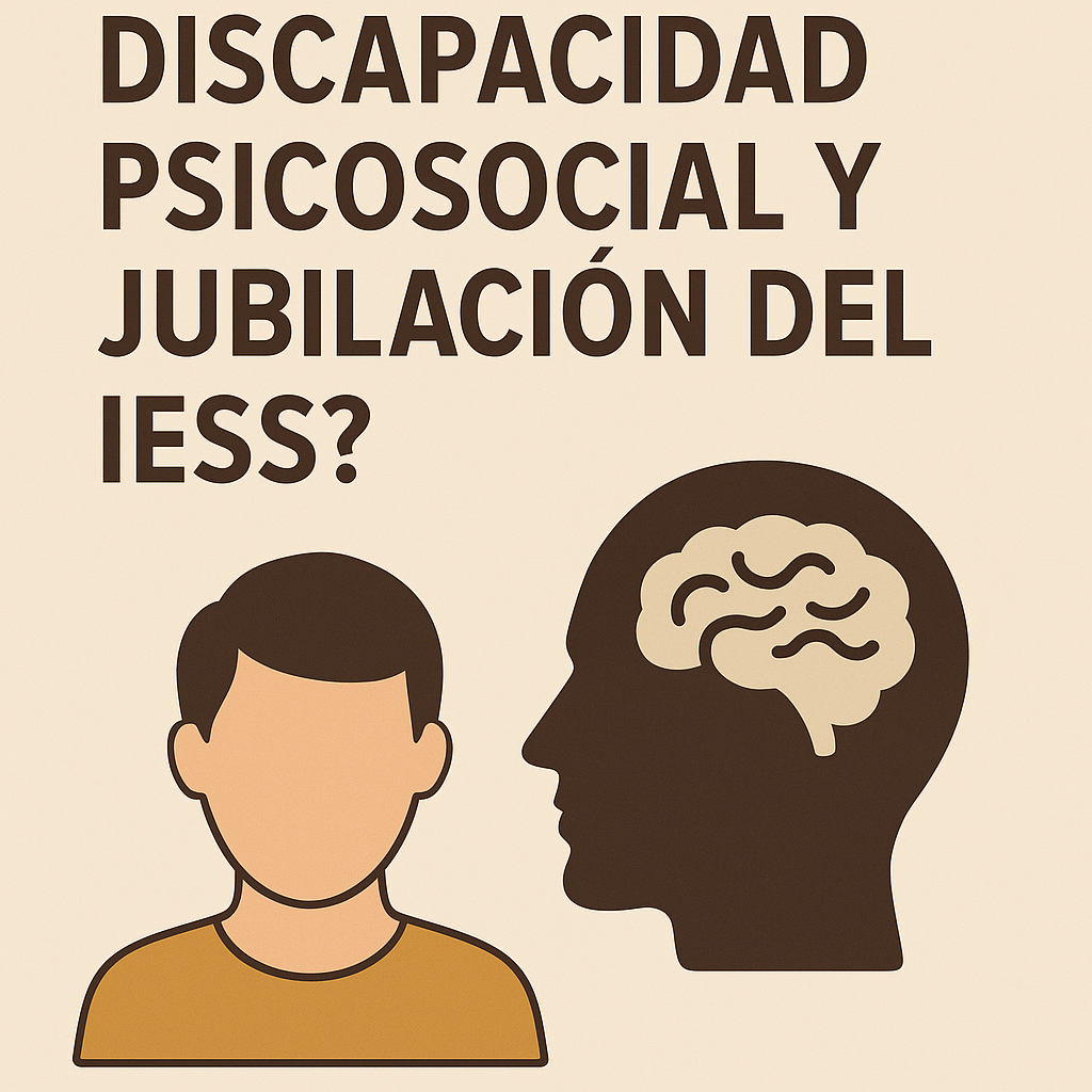 ¿Discapacidad psicosocial y jubilación del IESS? 🤔 