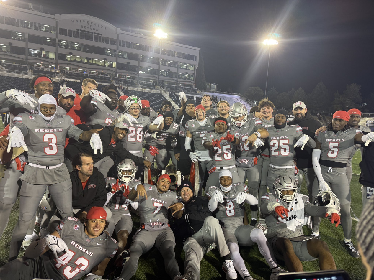 Postgame: Rebels Roll in Reno: UNLV Keeps the Cannon, Dominates Nevada 42-17 to Close the Regular Season at 10-2