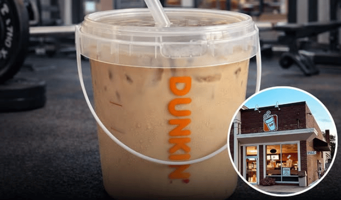 Dunkin Tests Bucket-Sized Iced Coffee Designed For Sharing