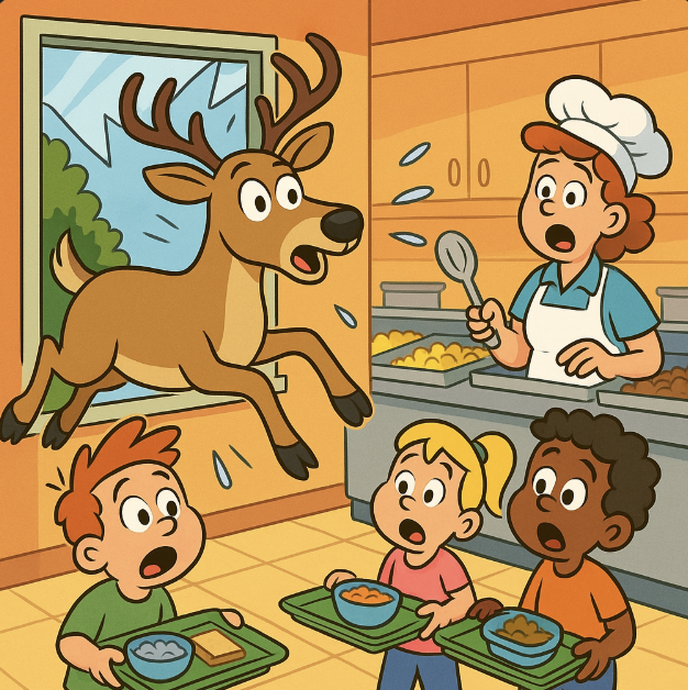 A Deer Crashes Breakfast & America Names Pets Like It’s 1999