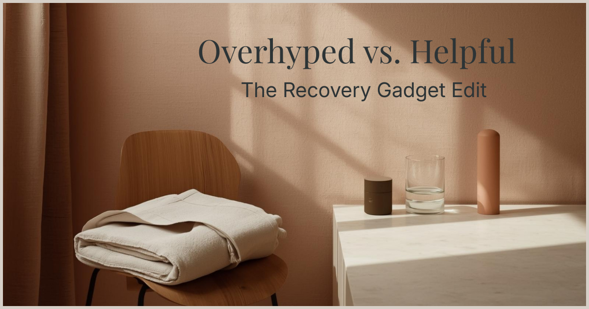 What's Overhyped vs. What's Helpful: Cold Plunges, Red Light & Recovery Gadgets