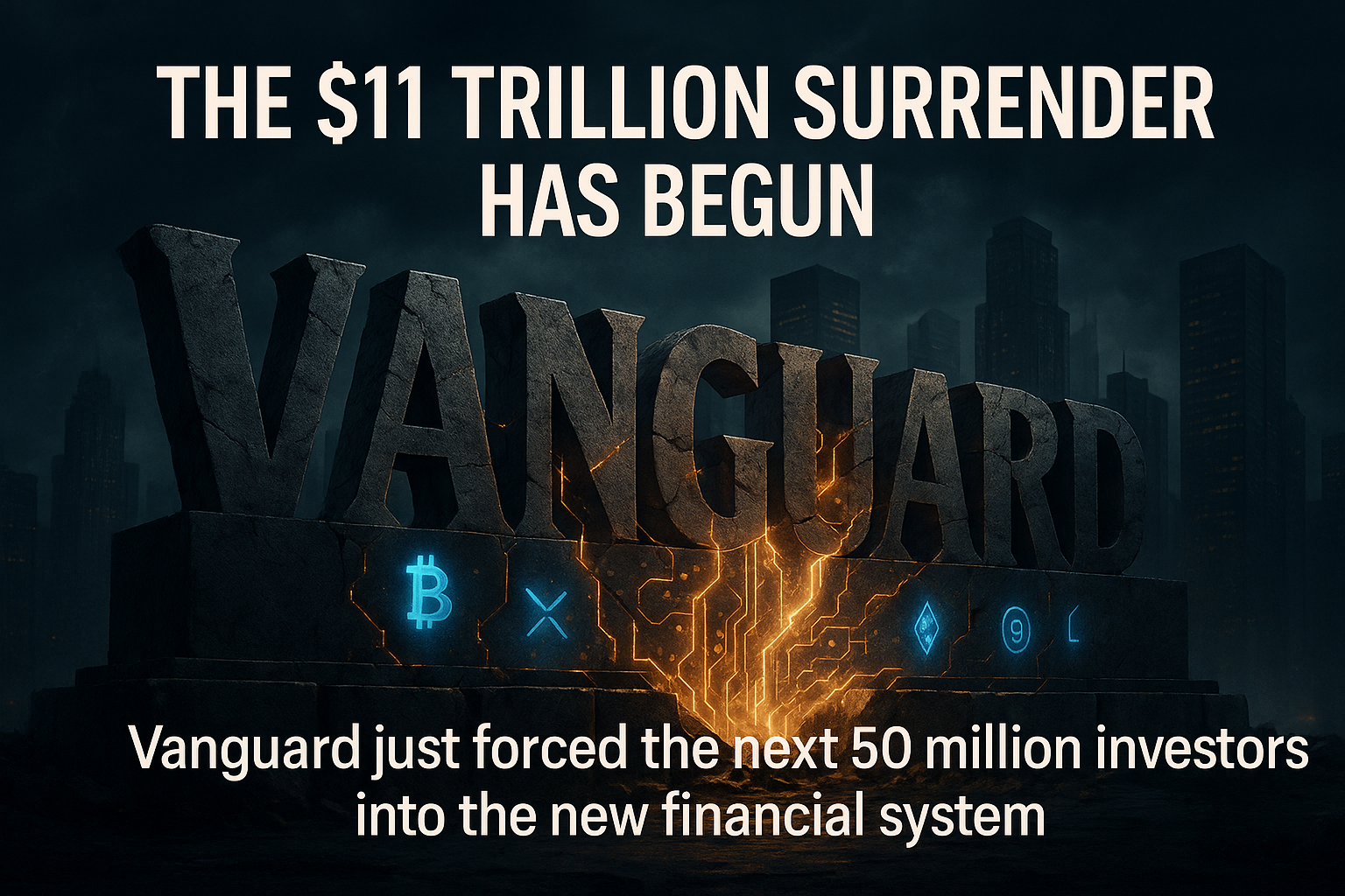 Vanguard’s Surrender: The Day a $11 Trillion Giant Finally Bent the Knee to the New Financial System