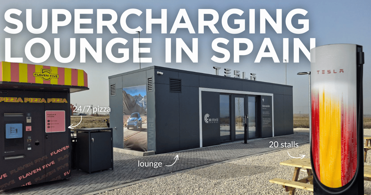 Spain: Tesla opens first charging lounge with bk World, peek inside