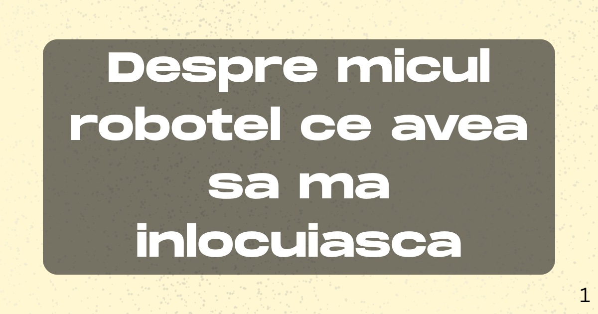 Revolutia ce nu a mai fost