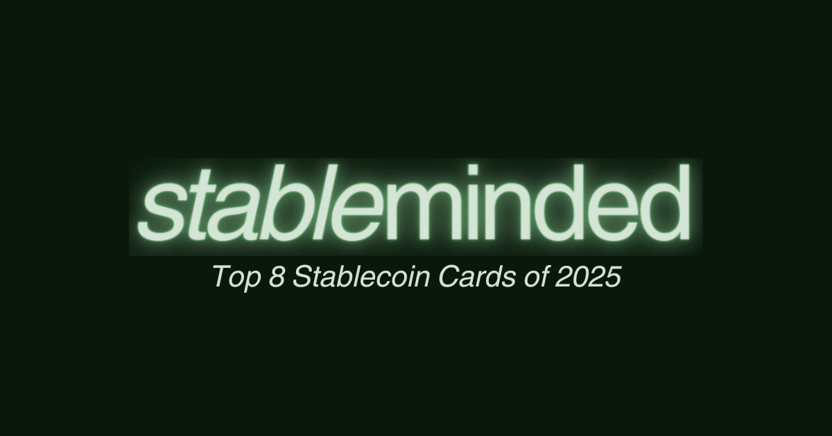 TOP 8 STABLECOIN CARDS OF 2025