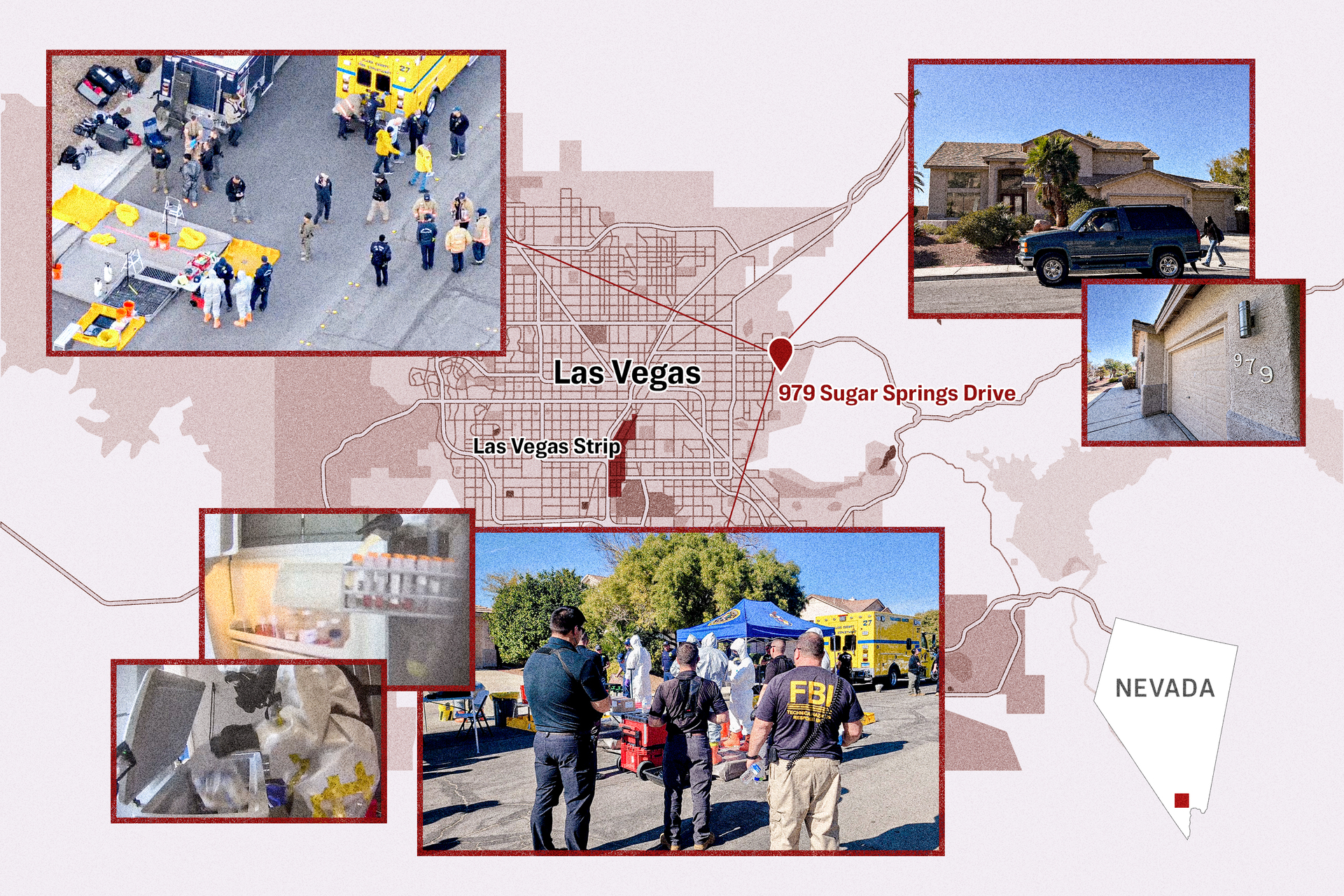 Bairro de Las Vegas abalado por suspeita de laboratório biológico ilegal