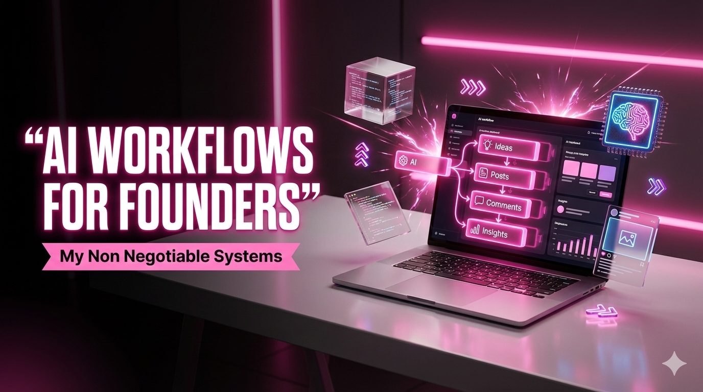 My Non-Negotiable AI Workflows For Founders Who Post On LinkedIn