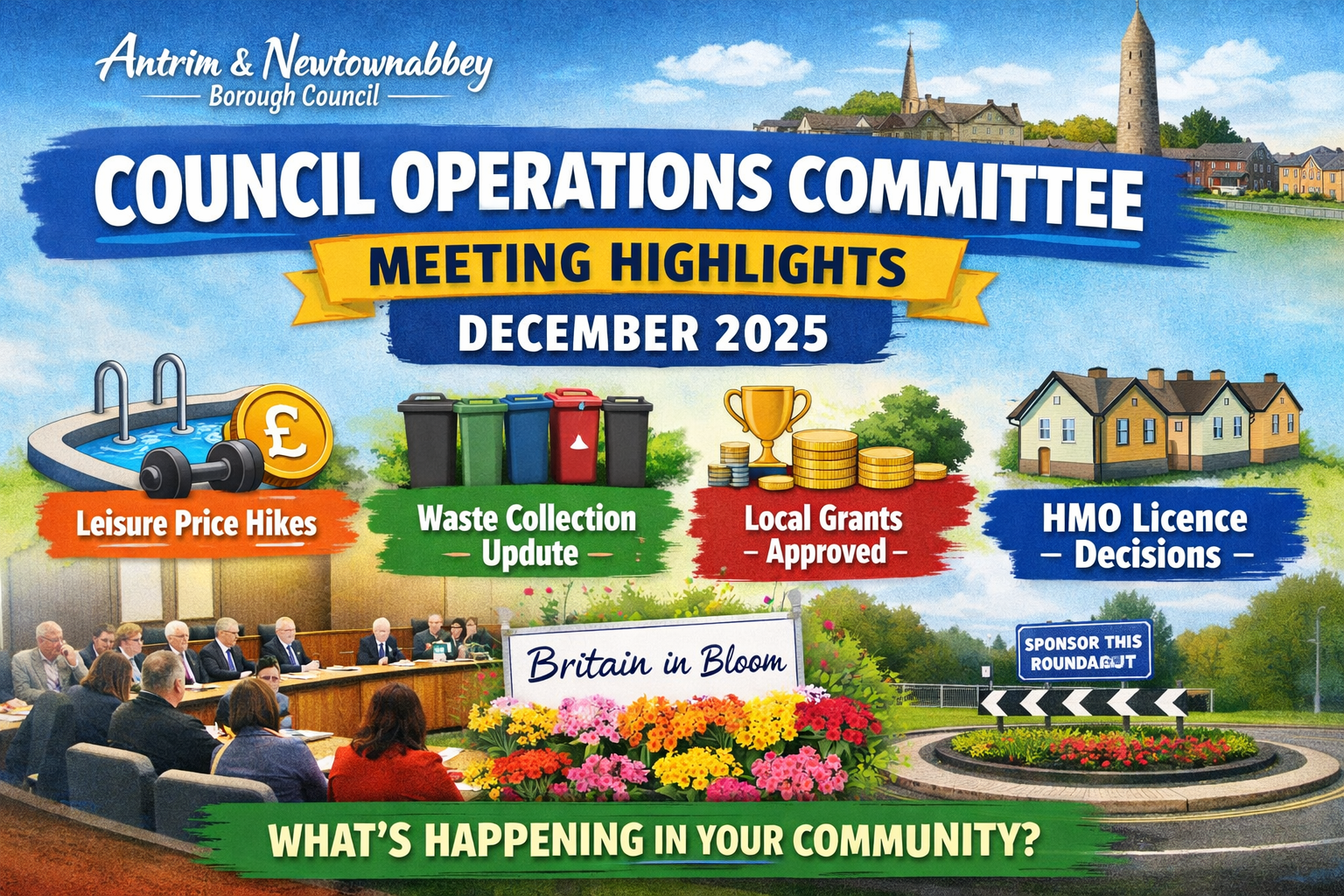 Antrim & Newtownabbey Borough Council Operations Committee Meeting Highlights December 2025