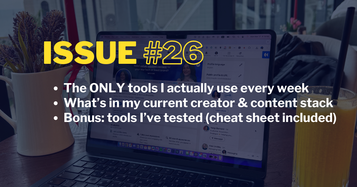 🛠 My Current Tool Stack: What I Actually Use to Run My Business