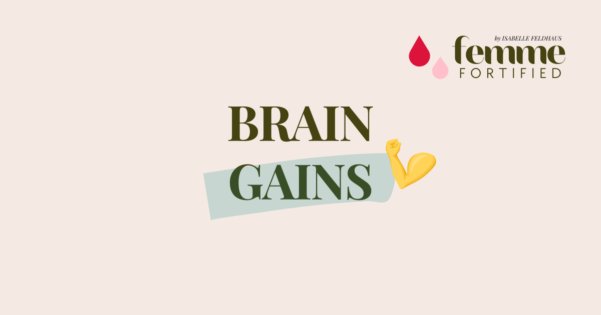 🧠 Creatine for Women's Brains