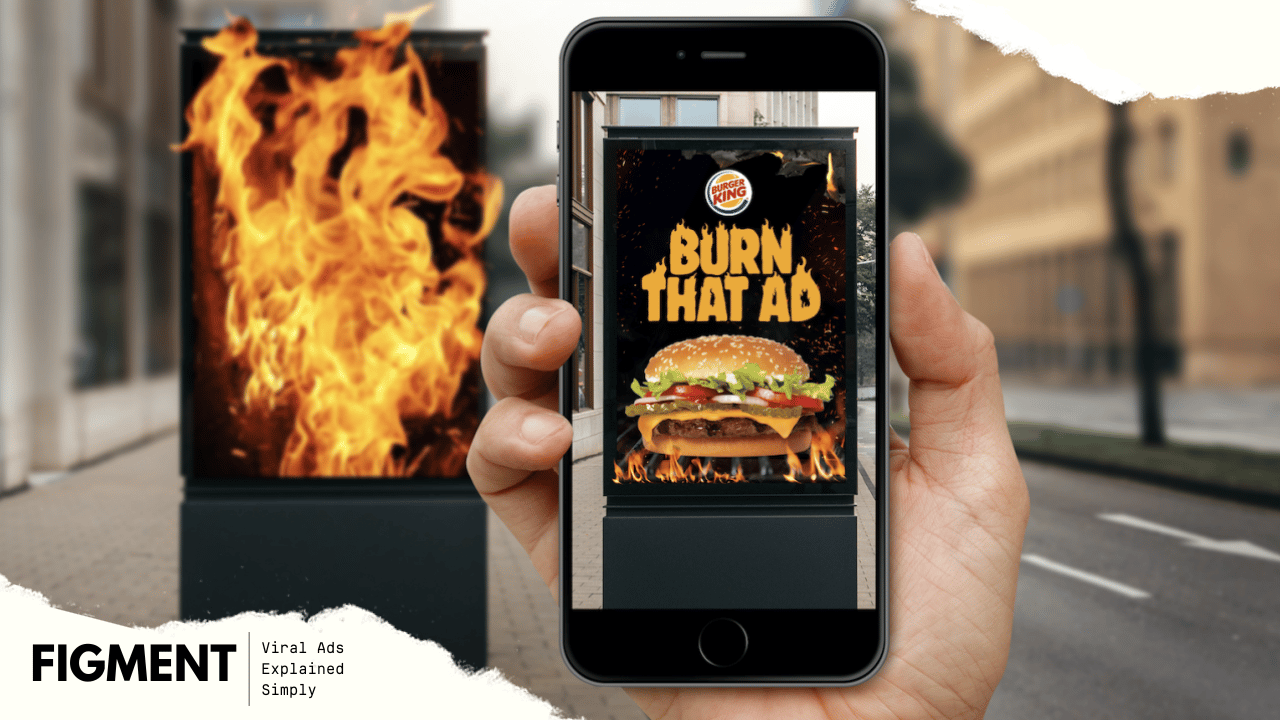 Heavy competition? Get people to burn your rival's ads. 