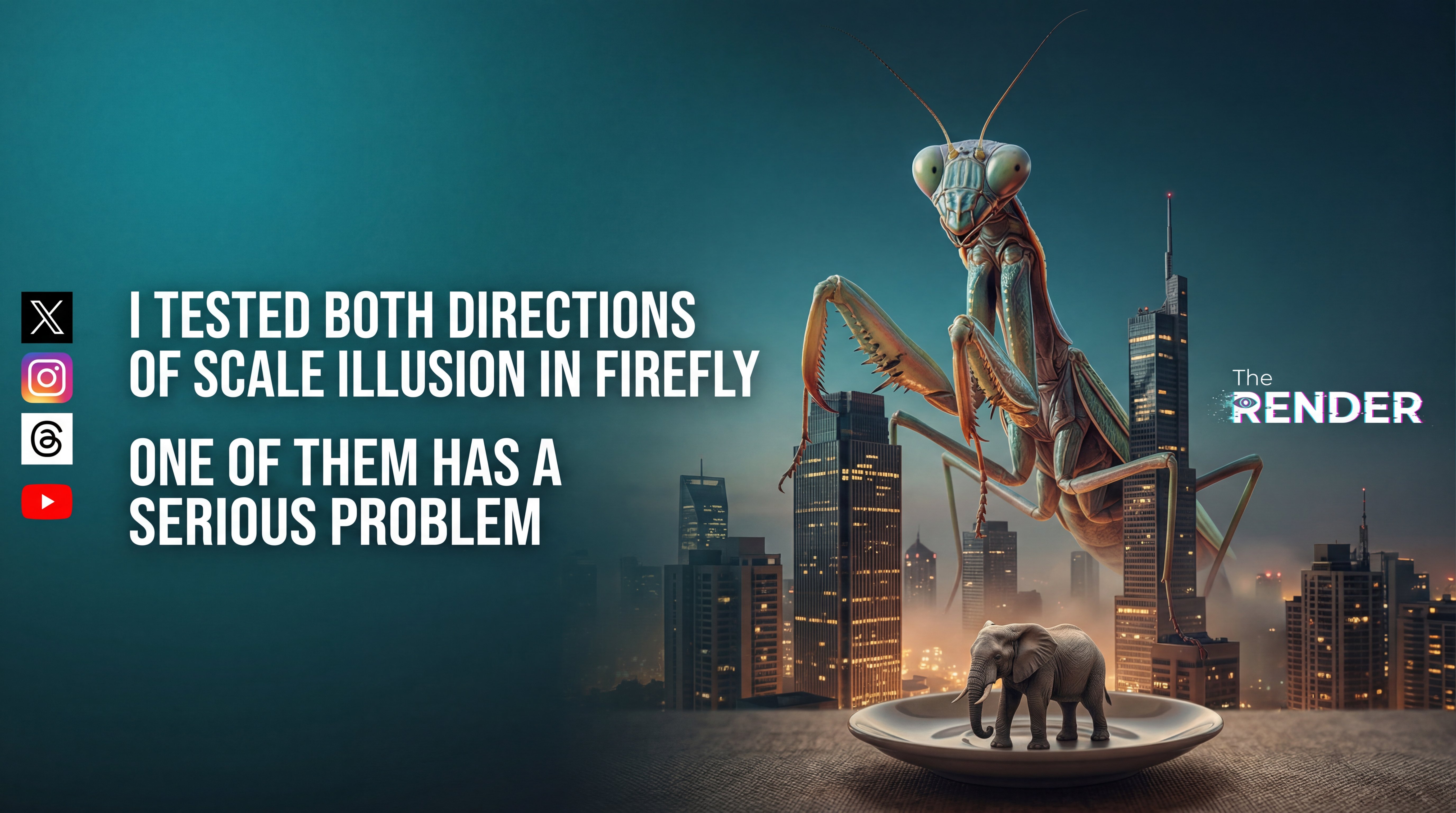 I Tested Both Directions of Scale Illusion in Adobe Firefly