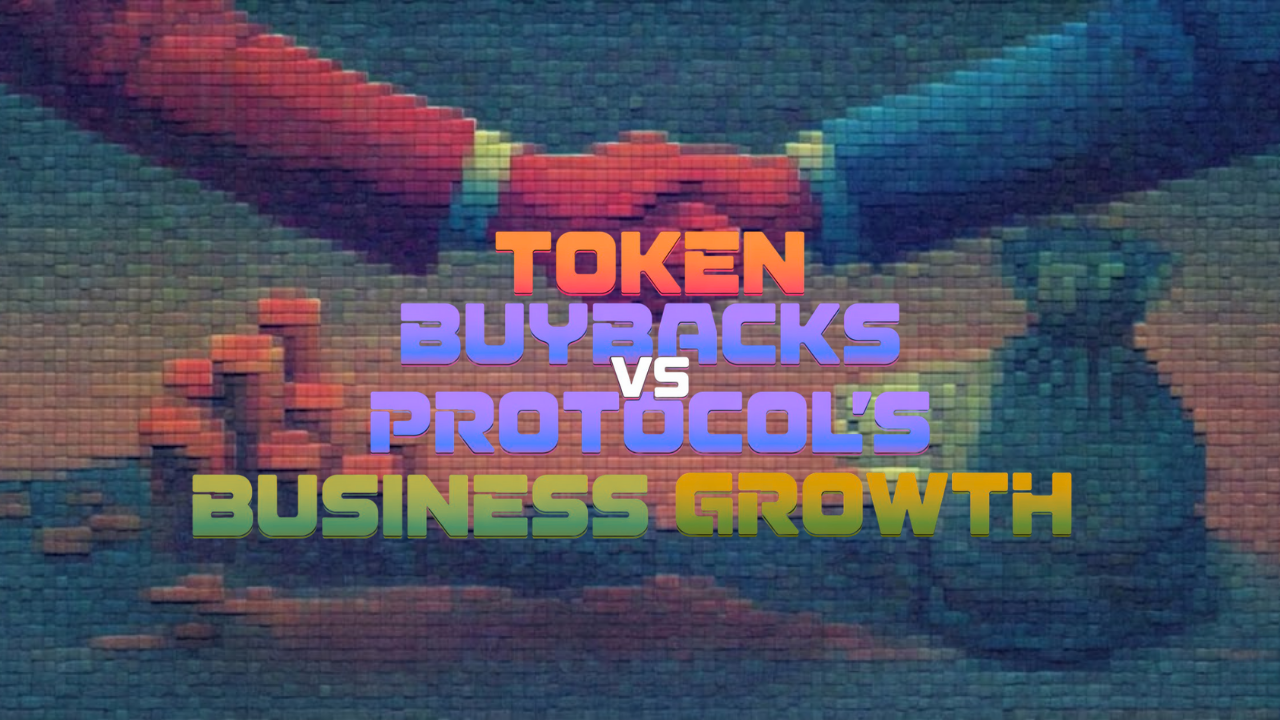 Token Buybacks vs Growth - Protocols or traders benefit?