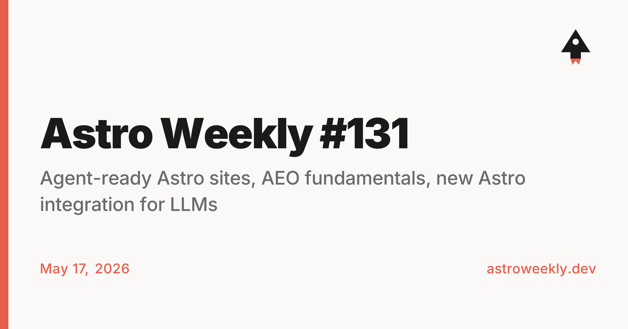 Astro Weekly #131