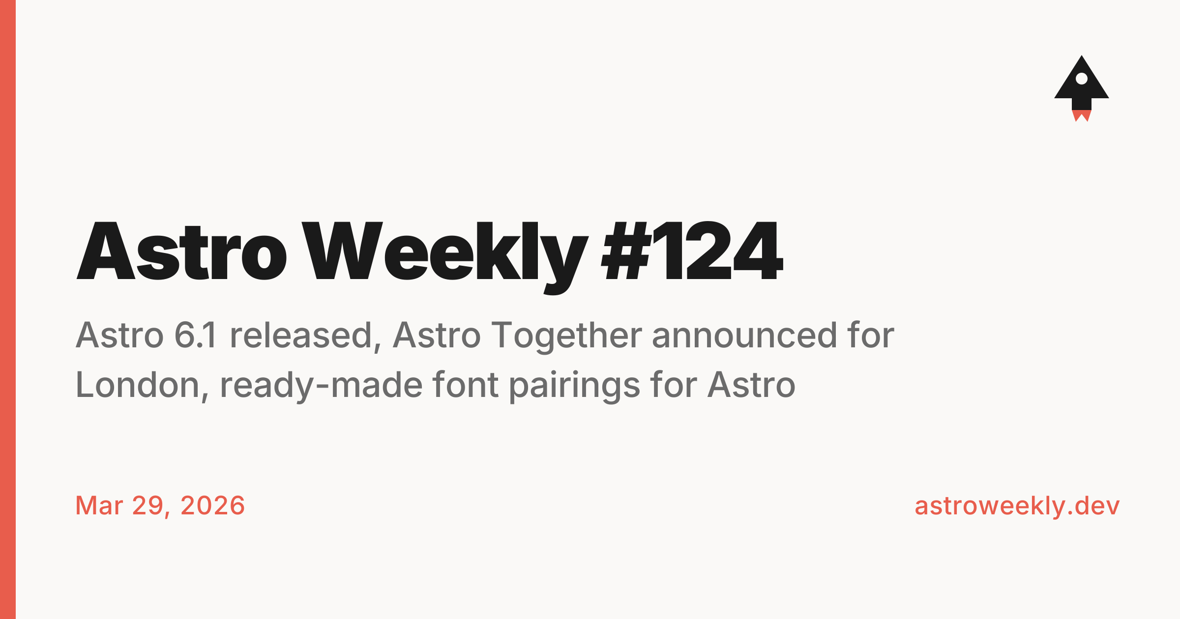Astro Weekly #124
