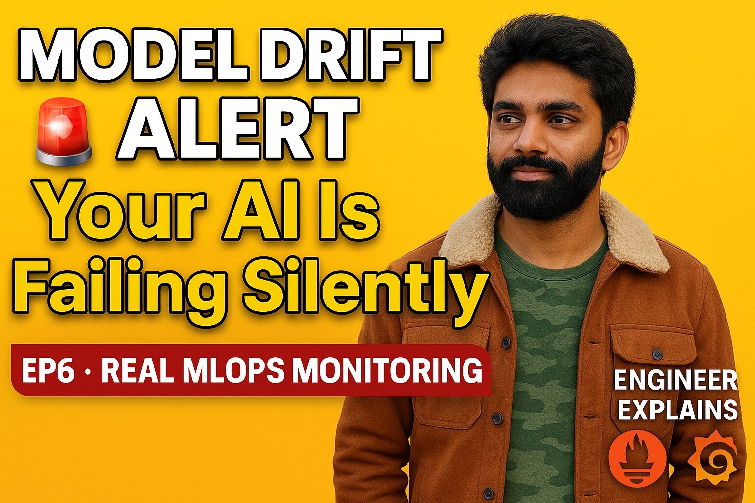 ⚡Model Drift & Monitoring — Catching AI Failures Before Users Do (EP6)