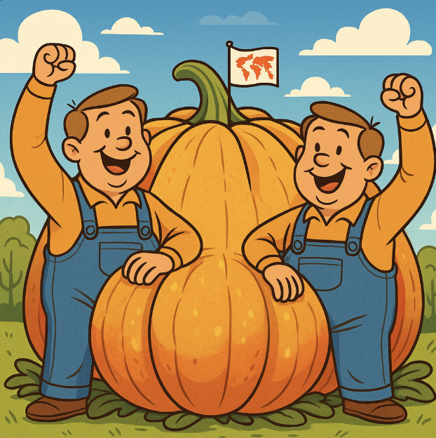 The World’s Oldest Burger Meets the World’s Biggest Pumpkin