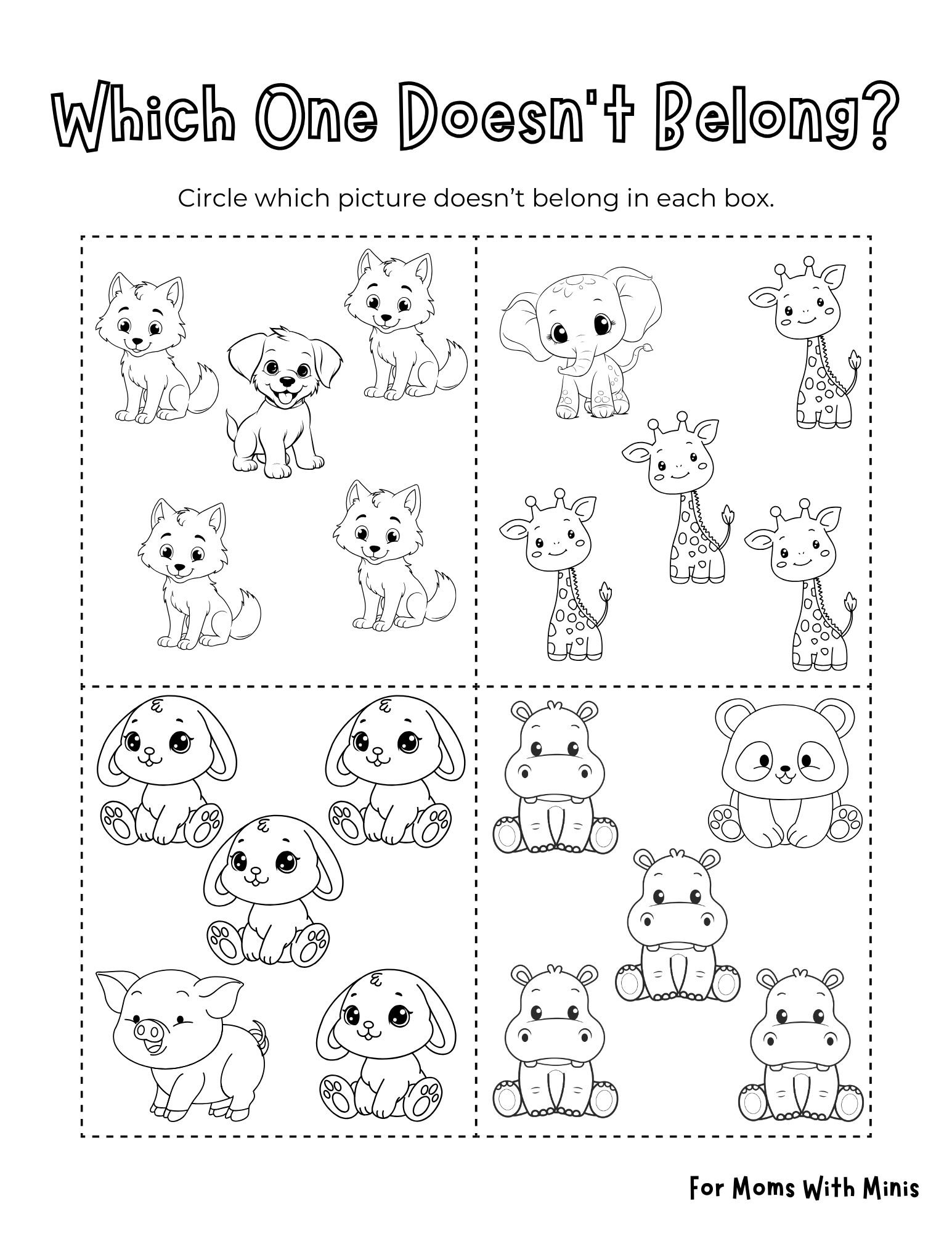 Which Baby Animal Doesn't Belong