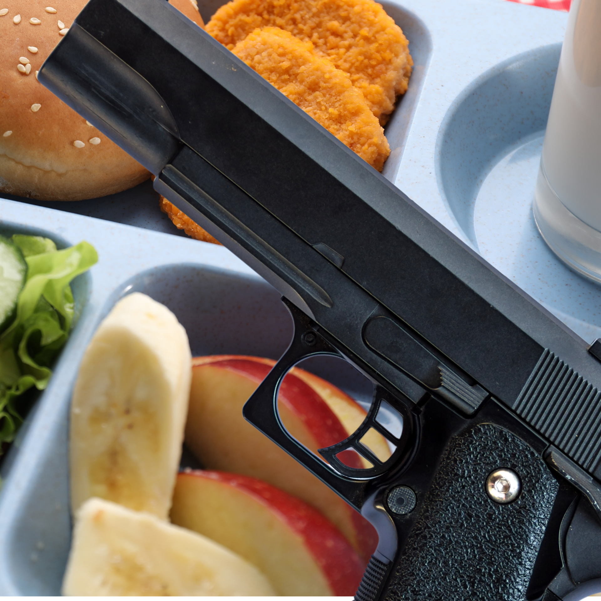 After gun found on campus, principal re-emphasizes importance of eating 'fruits and veggies' 