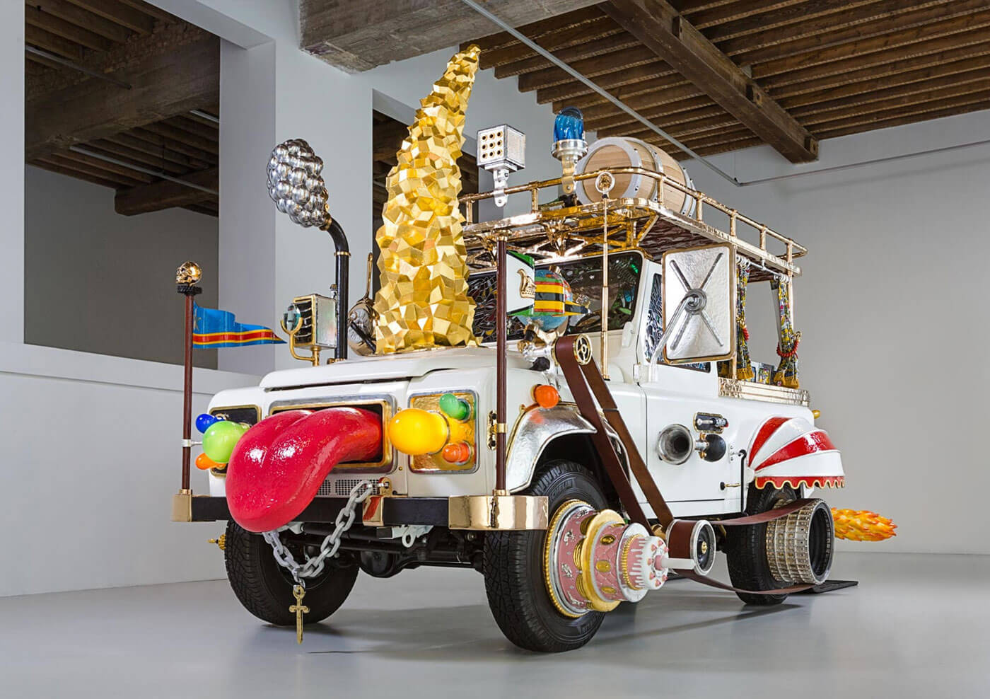 Next Level Absurdist Land Rover by Studio Job