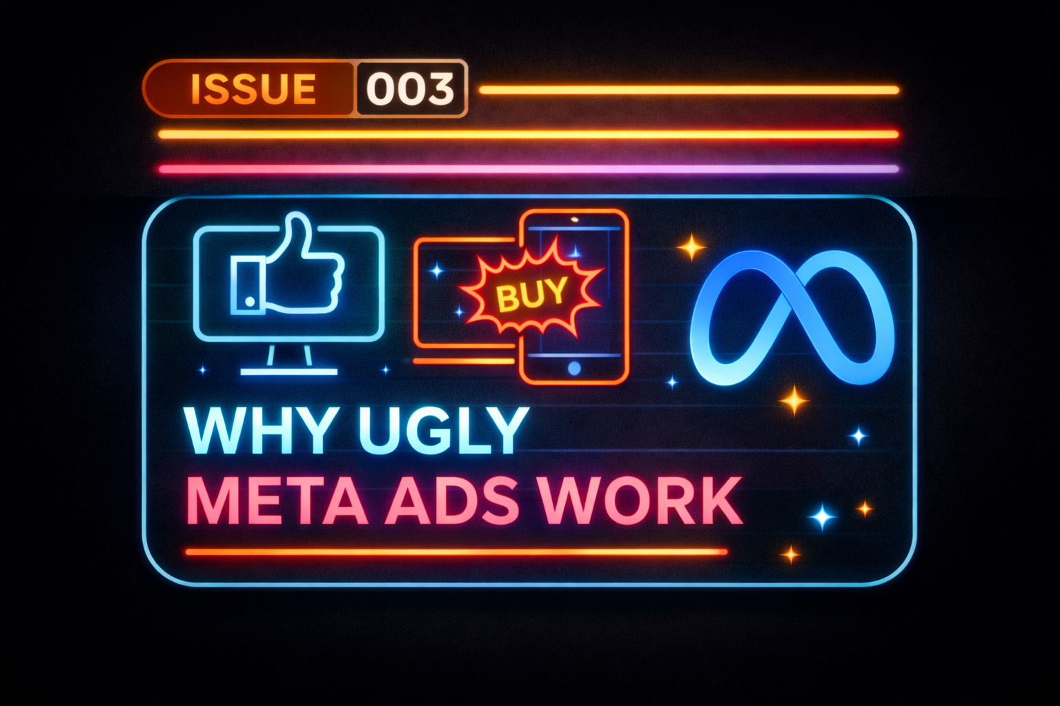 SESSION NOTES #003. Why ugly ads work and 3 other hard truths about Meta Ads.