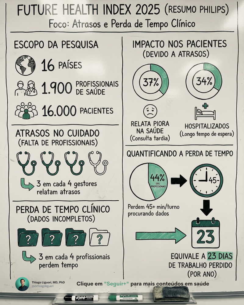 🌎 Resultado de uma pesquisa com 1.900 profissionais de saúde de 16 países  